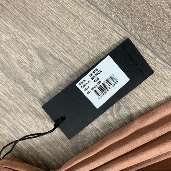 One Teaspoon Boy Bowie Blouse Top Off the Shoulder Flare Wide Long Sleeve - Picture 12 of 14